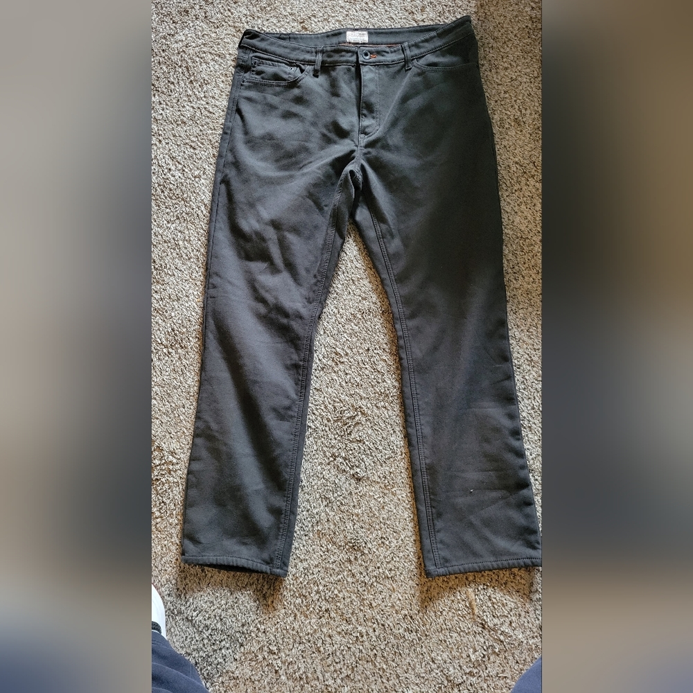 Weatherproof Vintage Fleece Khaki Pants Mens 38x32